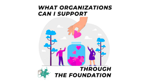 What organizations can I support